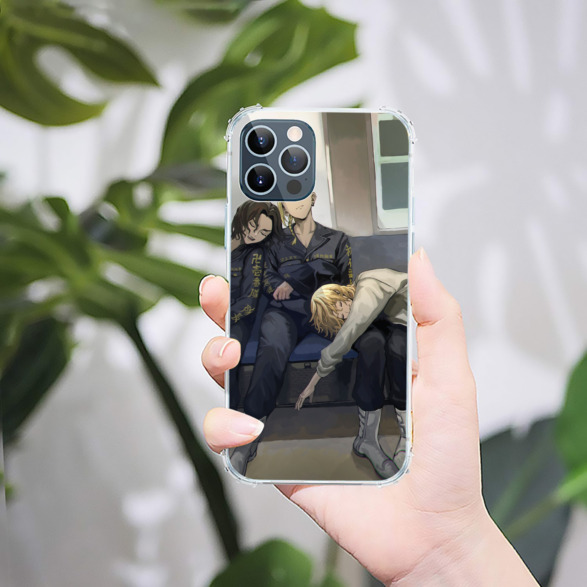 （画像用） 東京リベンジャーズ Tokyo Revengers 【iPhone 12シリーズ対応】透明スマホケース（クリアソフトケース）